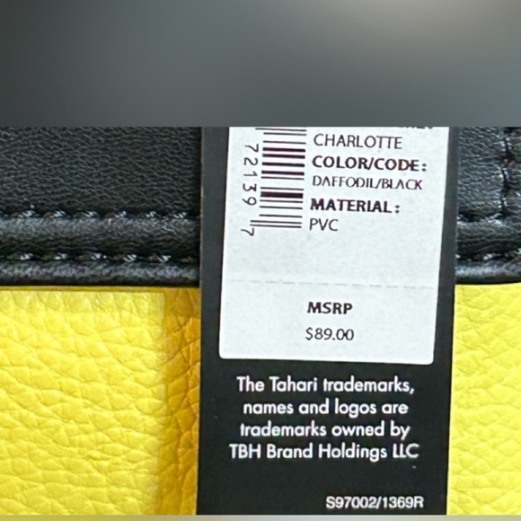 NWT Tahari Satchel Bag with Multi use Strap - Picture 5 of 12
